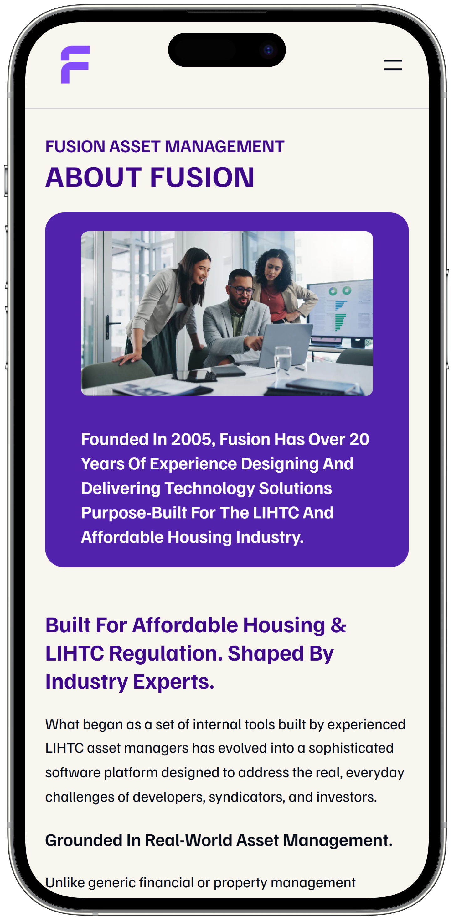 Final Fusion Website Preview