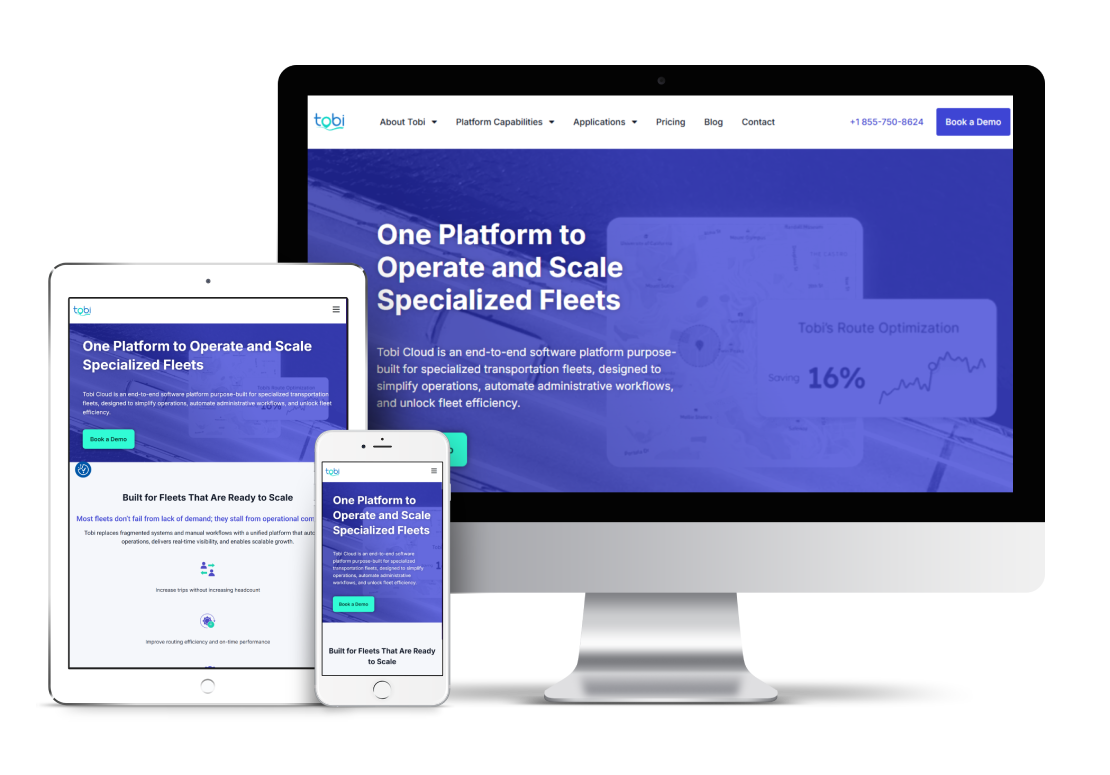 Tobi Cloud website preview